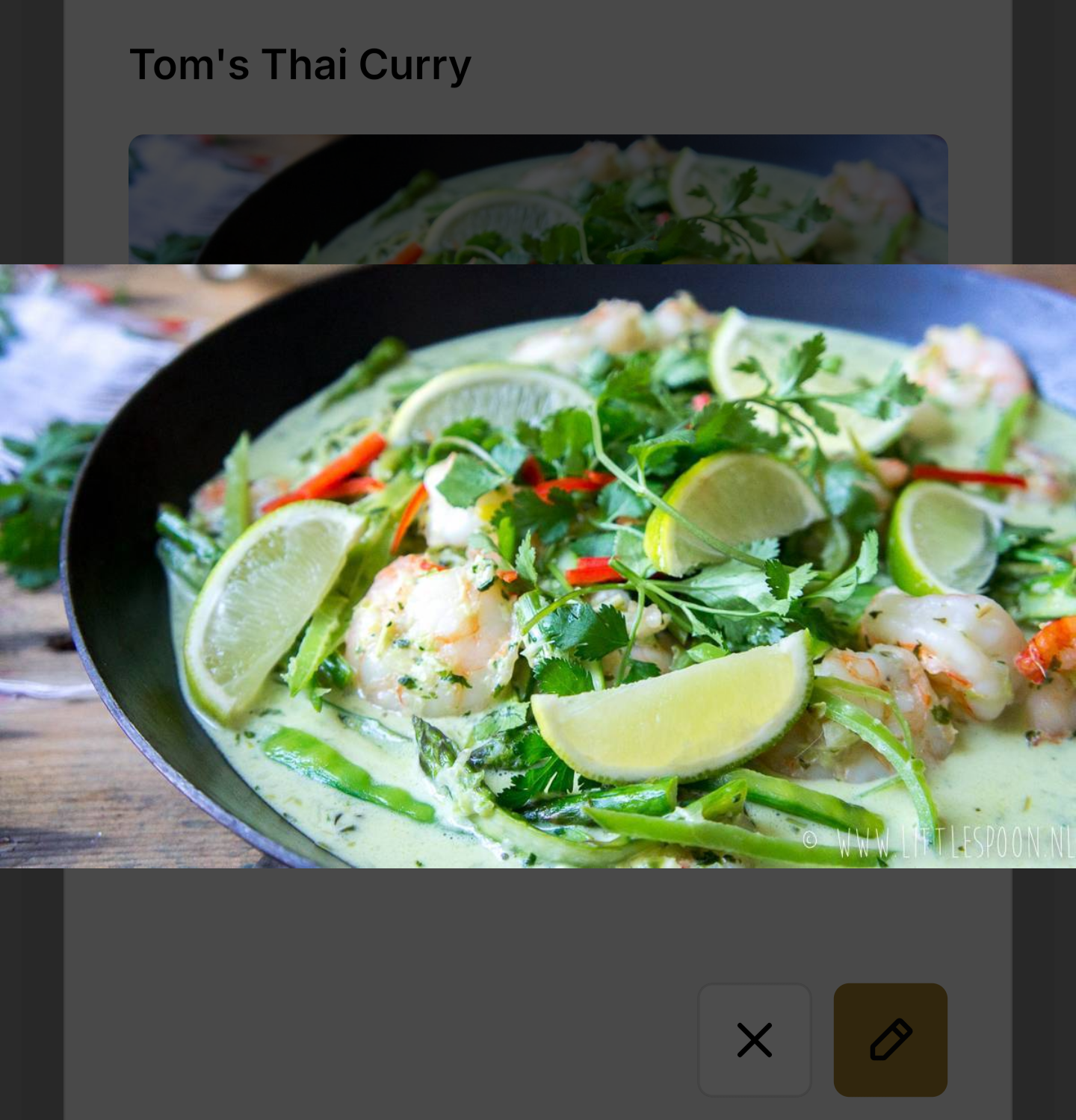 Meal planning connected to grocery planning in Lyncus
